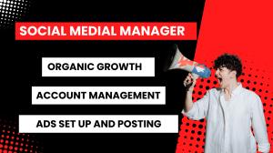 I will be your professional social media manager for your business