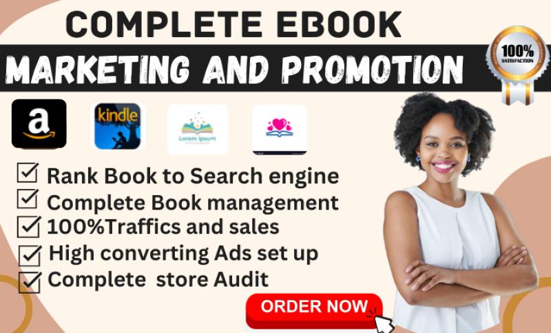 I will do amazon kindle book promotion, ebook marketing , children books to get sales