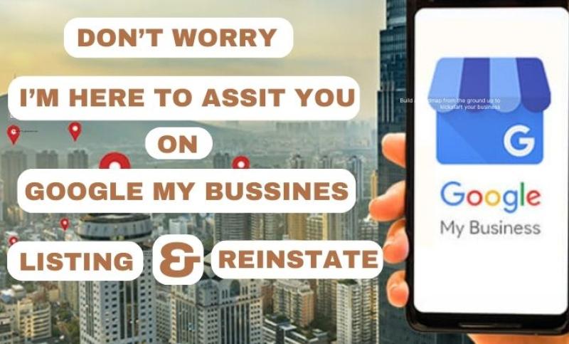 I will reinstate suspended google my business listings and gmb map