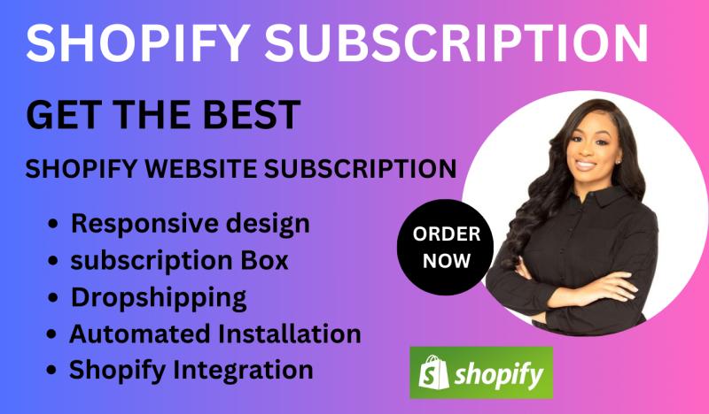 Create a Membership Website, Shopify Store, and Subscription Website