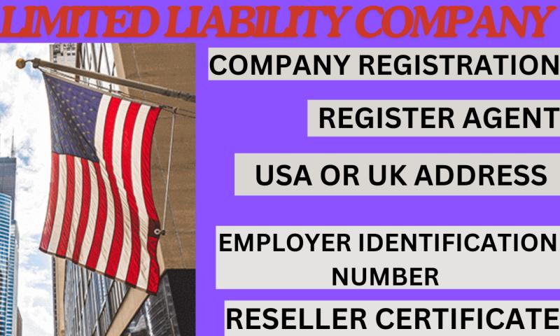 I will Register USA LLC and UK LLC LTD Company Formation and EIN Number