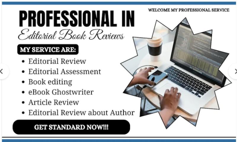 I will do editorial review book for your book, article peer review, ebook ghostwriter