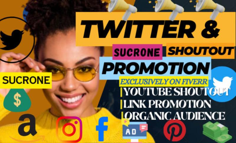 I will do promote, shoutout, share link to 90m, fb, ig, youtube, twitter, USA audience