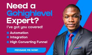 I will be your gohighlevel expert for funnel, website, automation, and integration