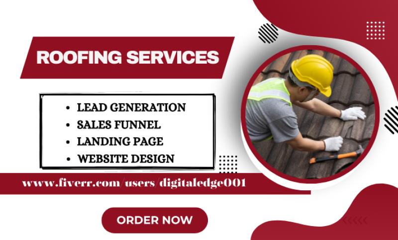 I will roofing website construction website plumbing website handyman website roofing