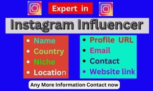 I will find Instagram influencers for your business