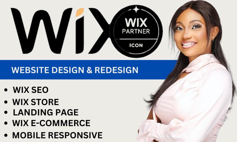 I will Wix website design Wix website redesign Wix website design Wix website redesign