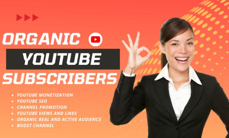 I will do organic YouTube video channel promotion