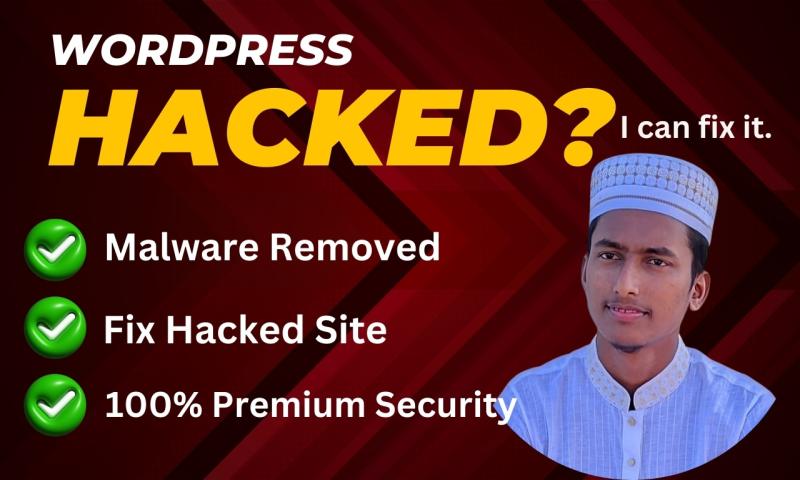 I will fix hacked WordPress site, remove Google blacklist, clean malware
