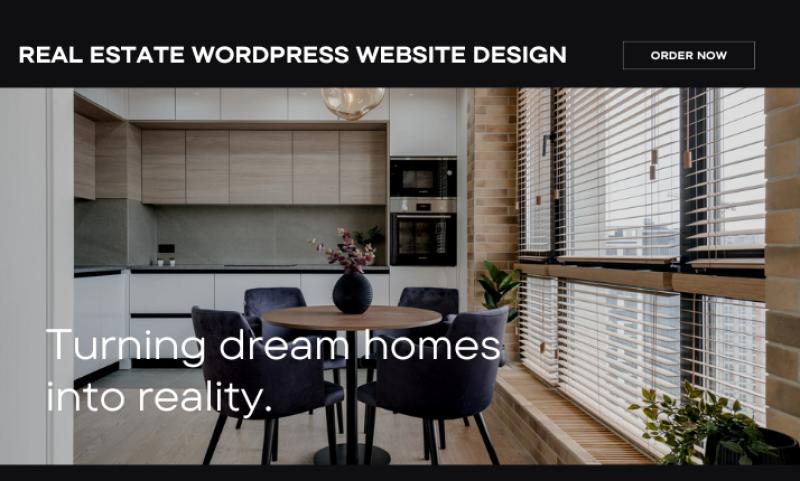 I will design modern premium real estate WordPress website, investor website