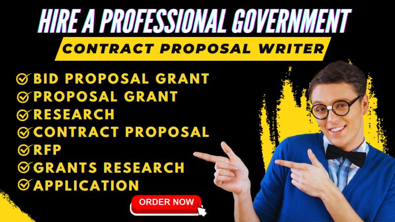 I will Find RFP, Government Contract, Bid Proposal, RFQ, Business Plan, Grant Proposal