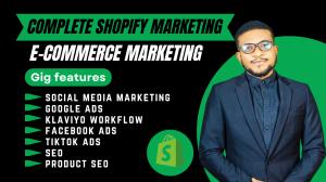 I will do Shopify marketing, eCommerce marketing, Shopify promotion to boost Shopify sale