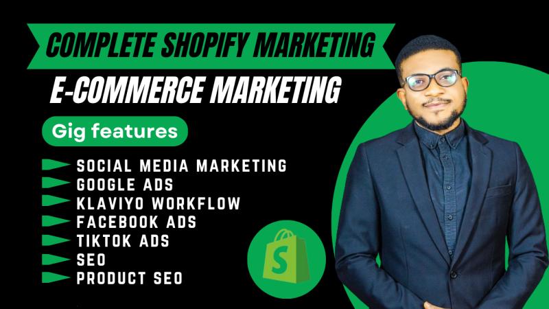 I will do Shopify marketing, eCommerce marketing, Shopify promotion to boost Shopify sale