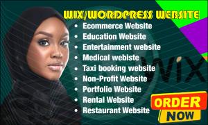 I will design and redesign unique ecommerce website with wix or wordpress