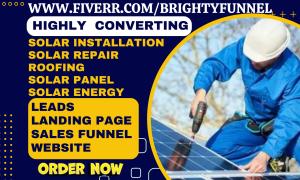 Generate Solar Installation Panel Roofing Solar Energy Repair Homeowners Leads