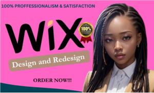 I will build Wix website, Wix website design, Wix website redesign