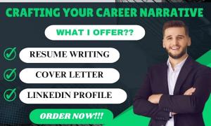 I will write a well professional resume cover letter and linkedin