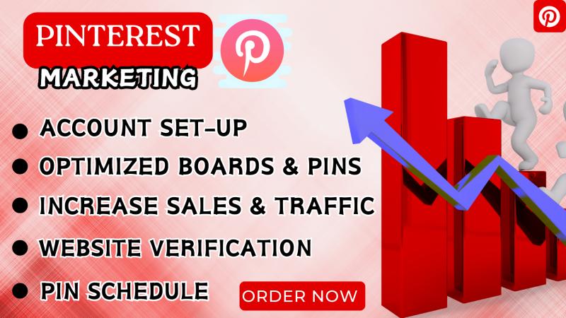 I will be your professional Pinterest marketing manager