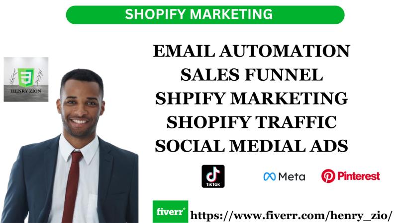 I will run Shopify marketing, promotion, traffic, and boost sales