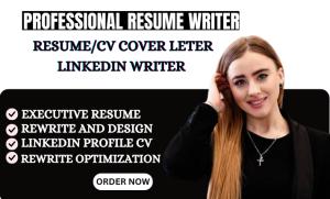 I will write resume writing, medical resume, technical resume, CV, nft or cover letter