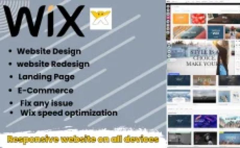 Develop, Design Your Wix Website, Wix Online Store, Wix Redesign, Fix W