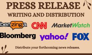 I Will Do Professional Writing and Distribution of Newsworthy Press Releases