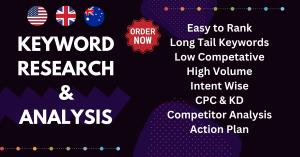 I will do keyword and amazing competitors