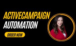 I will ActiveCampaign automation, GetResponse automation, email marketing, Mailchimp