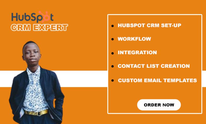 I will setup personal HubSpot automation CRM for sales and marketing ClickUp HighLevel
