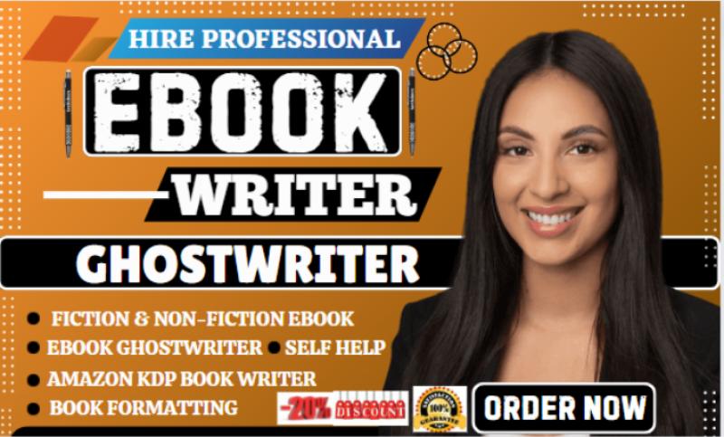 I Will Ghostwrite eBook: Ghostwriting Book Writer | 40k eBook Ghostwriting
