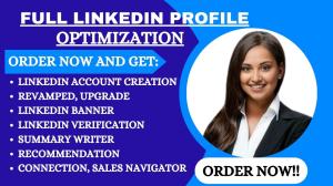 I will write a powerful, fully upgrade, optimize and revamp your LinkedIn profile