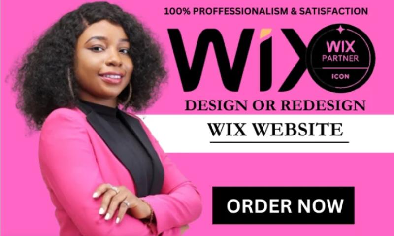 I will do wix website design, wix website, redesign wix, revamp wix website, wix design