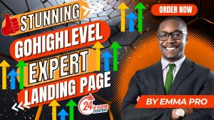 I will be your GoHighLevel Expert for Go High Level Website and Sales Funnel