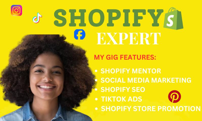 Increase Shopify Sales, Complete Shopify Ecommerce Marketing, Shopify Promotion