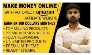 I will create autopilot amazon affiliate website with autoblog
