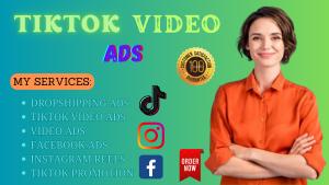 I will boost TikTok ads, TikTok shop promotion, grow followers, dropshipping, video ads, SEO