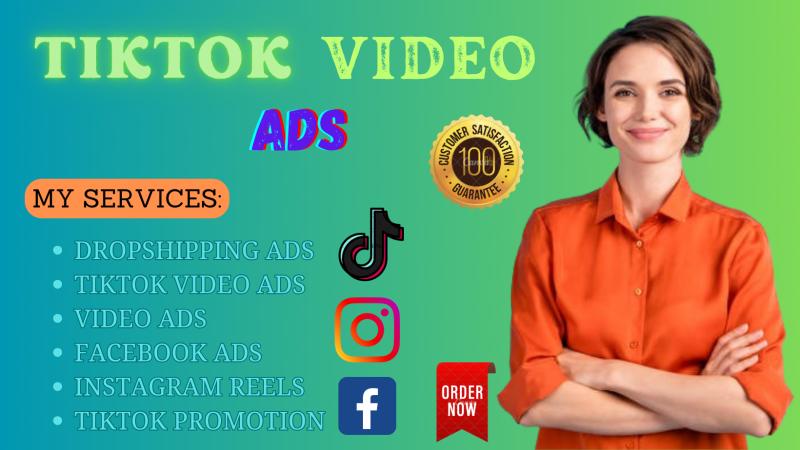 I will boost TikTok ads, TikTok shop promotion, grow followers, dropshipping, video ads, SEO