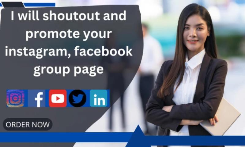 I will manage and promote your Instagram, Facebook group page