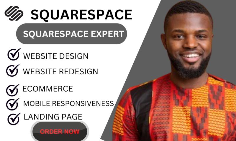 I will squarespace website design, squarespace website redesign