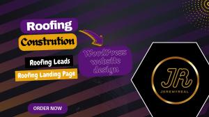 I will design roofing website roofing contractor and roofing leads on wordpress