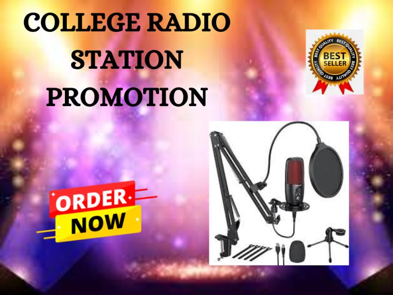 I will submit, promote your song to over 5000 active college radio