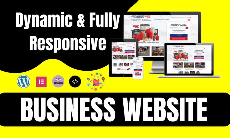 I will create dynamic and fully responsive a business website