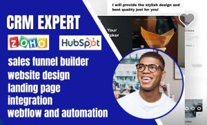 I will set up Zoho CRM, Zoho Campaigns, Hubspot CRM, Zoho Creation, Zoho Forms, Hubspot