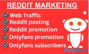 I will promote adult web link OnlyFans page management Reddit marketing for subscribers