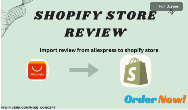 I will import shopify product review or add reviews to shopify store