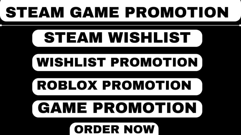 I will do steam game promotion, game promotion, steam game, to increase game visibility