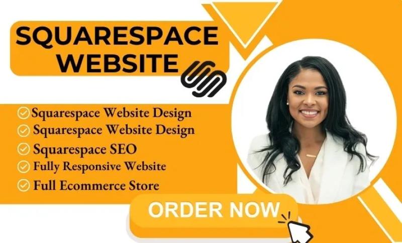 I will Squarespace website design, Squarespace website redesign, Squarespace web design