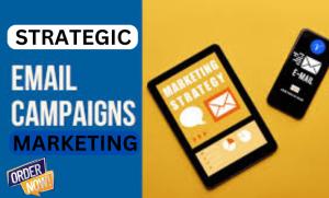 I will strategic email marketing campaigns for optimal results