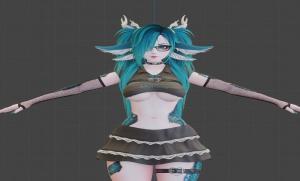 I will create vrchat avatar, vrc avatar, vr character, furry avatar