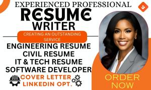 I will write engineering resume, technical, IT, software engineering, faang saas resume